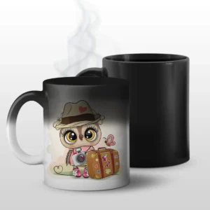 Tazza nera Magica Personalizzata Tazza Magica Personalizzata