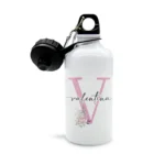 Borraccia Floreale con iniziale personalizzata - immagine 3