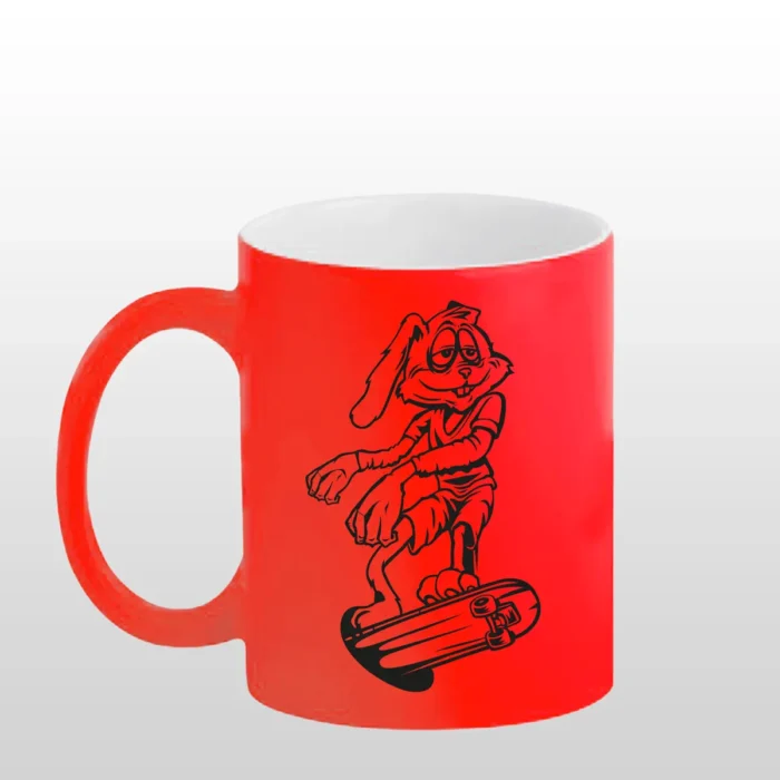 Mug con stampa in nero personalizzata