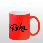 Mug con stampa in nero personalizzata