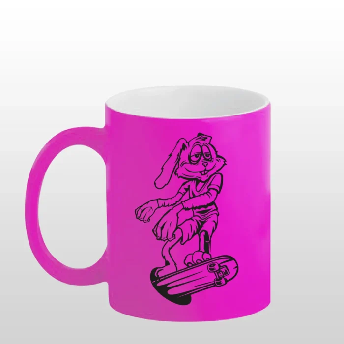 Mug con stampa in nero personalizzata