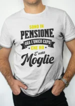 Maglietta Sono in pensione! - immagine 2
