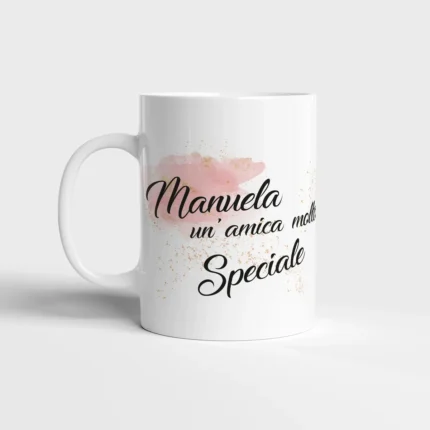 Tazza miglior amica con nome personalizzato