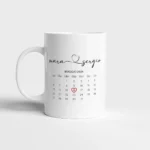 Tazza personalizzata Save the date