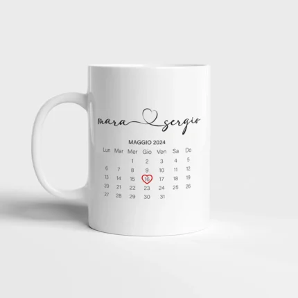 Tazza personalizzata Save the date