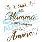 Tagliere personalizzato 30x20 "A casa della mamma tutto è condito" - immagine 3