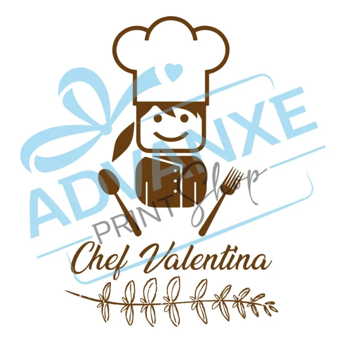 Tagliere personalizzato 30x20 "Chef nome" - immagine 3