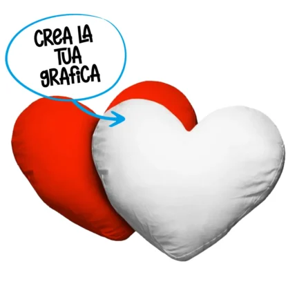 pillow a cuore personalizzaro