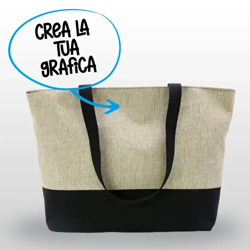Borsa mare juta Personalizzata