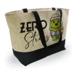 Borsa mare juta "Zero Stress" Tartaruga - immagine 3