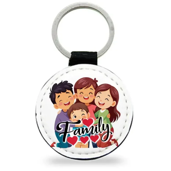 Portachiavi personalizzato tondo