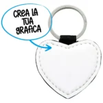 Portachiavi personalizzato a cuore