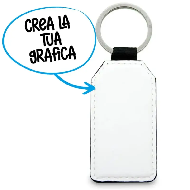 Portachiavi personalizzato rettangolare