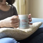 Mug personalizzata merry christmas slitta con nome