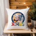 cuscino personalizzato con foto x mas natale famiglia
