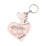 portachiavi in plexi con incisione laser