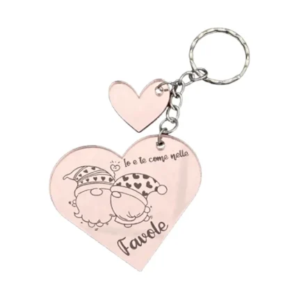 portachiavi in plexi con incisione laser