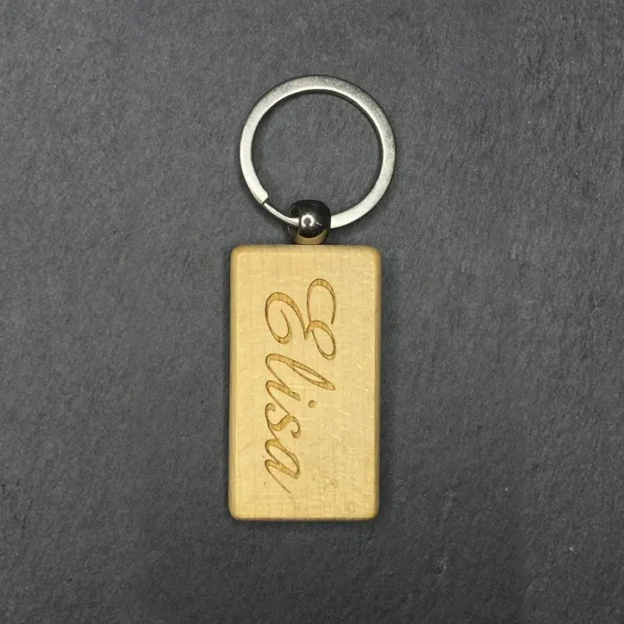Portachiavi in legno personalizzato - immagine 3