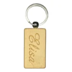 Portachiavi in legno personalizzato