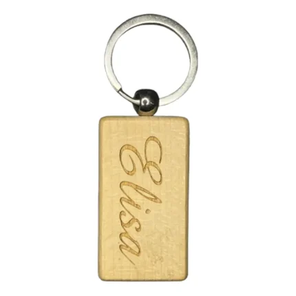 Portachiavi in legno personalizzato