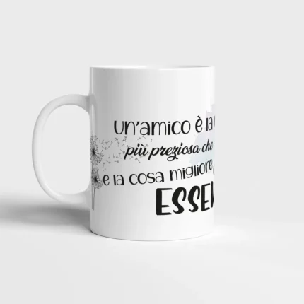 tazza personalizzata un amico è la cosa più preziosa