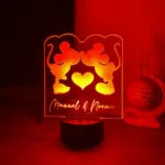 Lampada a led 3d personalizzata Paris