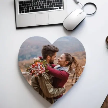 tappetino mouse cuore personalizzato