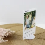 cornice instagram personalizzata in plexiglass con foto e dedica