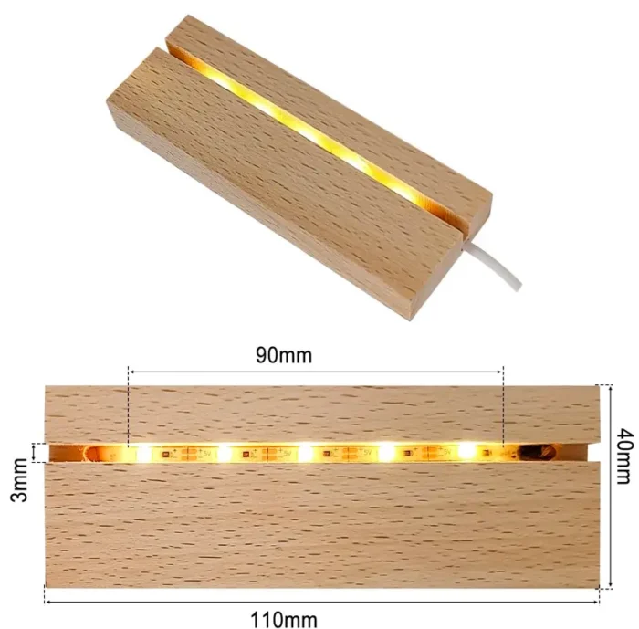 misure-base Lampada a led con foto e codice spotify - immagine 6