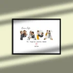 Quadretto con foto e dedica - idea regalo festa del papà