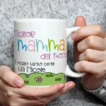Mug personalizzata con disegno e dedica con nome