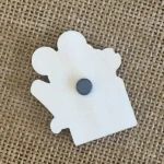 calamita baby topolino con numero personalizzata con nome in legno