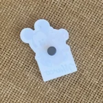 calamita baby topolino personalizzata con nome in plexiglass e legno