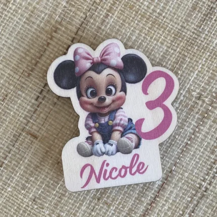 calamita minnie personalizzata con magnete