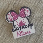 calamita sagoma minnie personalizzata in legno