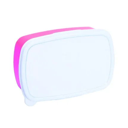 Porta pranzo e merende personalizzabile con nome rosa