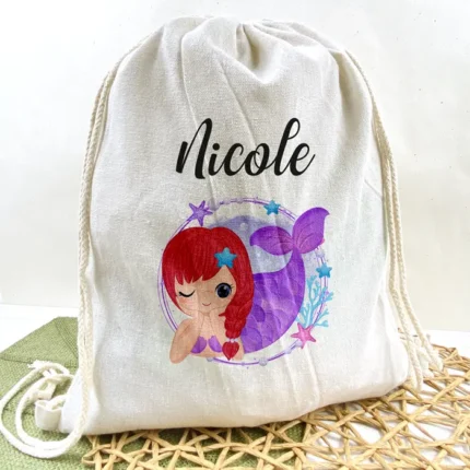 Sacca Asilo Scuola Personalizzata con Nome