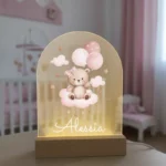 Lampada da notte personalizzata per bambina