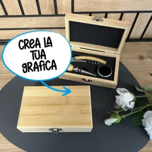 Kit accessori vino personalizzato