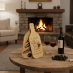 Set accessori vino personalizzato in legno crealo tu