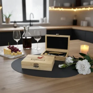 Kit accessori vino con nome personalizzato Set vino personalizzato