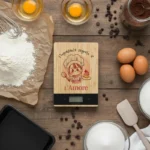 Bilancia da cucina ironica con frase romantica ingrediente segreto