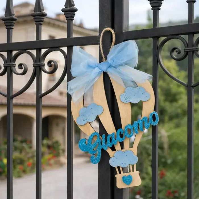 Fiocco nascita personalizzato bambino con nome - immagine 4