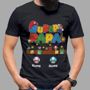 Tshirt Festa del Papà Super Papà Mario Bros