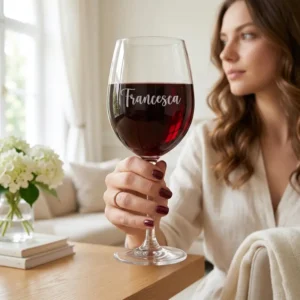 Calice Personalizzato con Nome Inciso a Laser