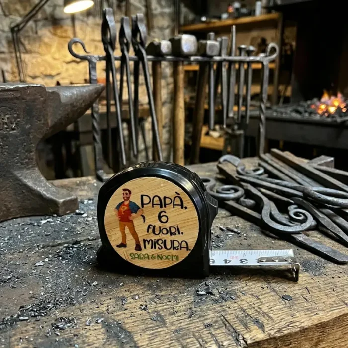 idea regalo festa del papà metro personalizzato
