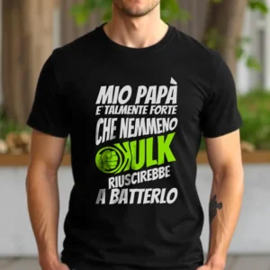 Tshirt Festa del Papà Hulk