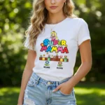 tshirt festa della mamma super mamma regalo bros