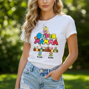 tshirt festa della mamma super mamma regalo bros