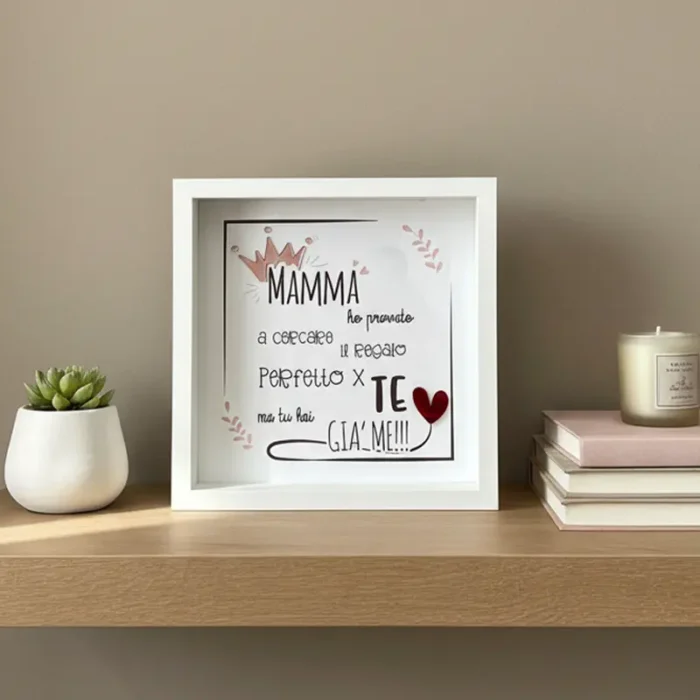 Cornice festa della mamma idea regalo